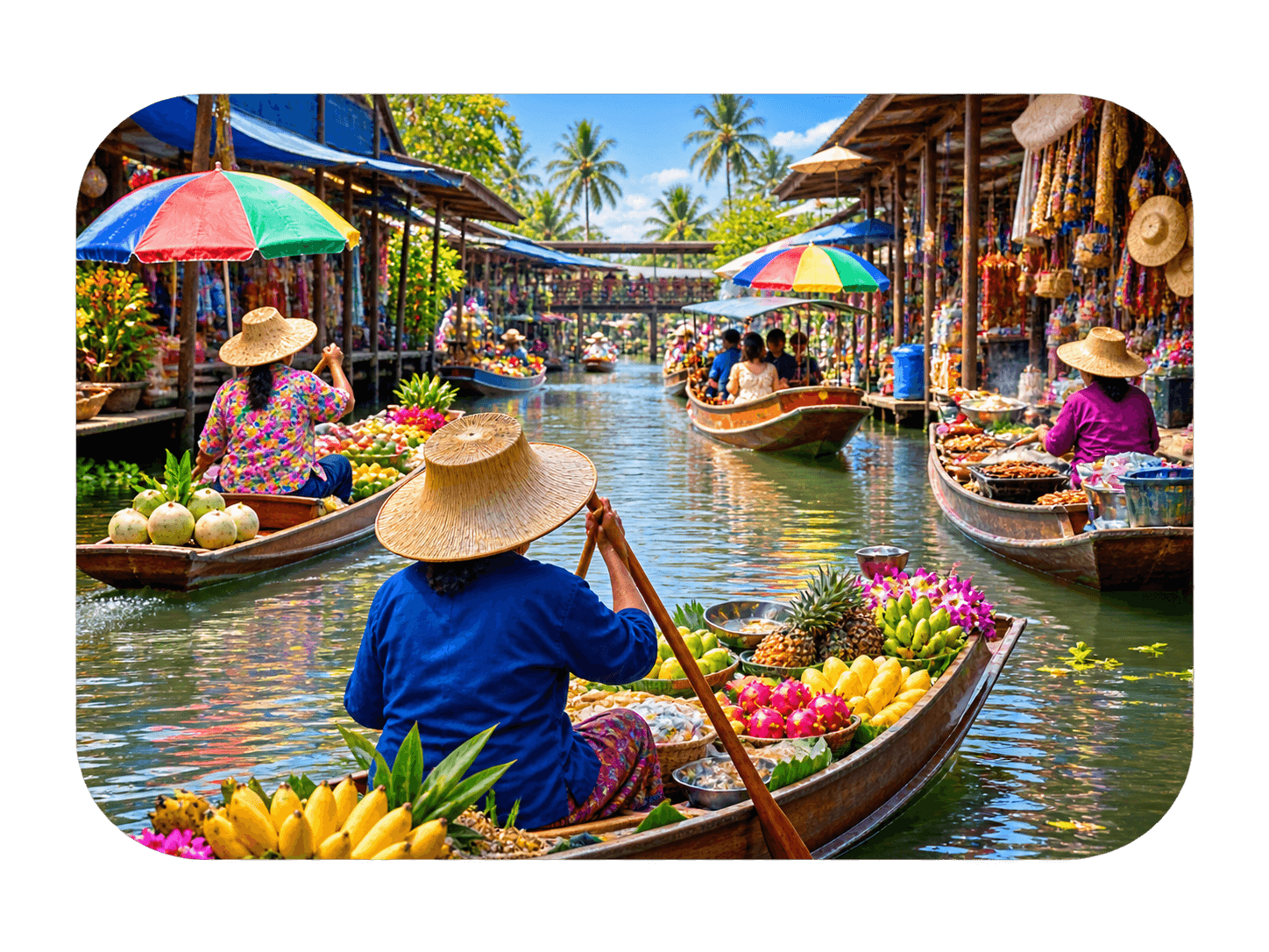 Damnoen Saduak Floating Market